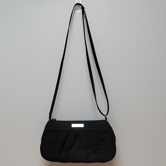 VERA BRADLEY | BLACK QUILTED CROSSBODY BAG - Picture 4 of 5